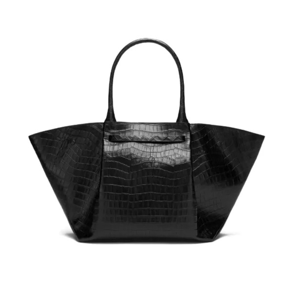 DeMellier New York Black Croc Tote - Picture 7 of 8